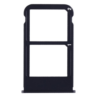 For Meizu 16 Plus SIM Card Tray + SIM Card Tray (Black)