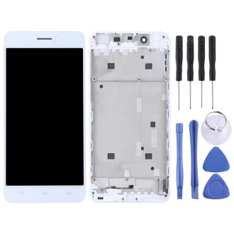 TFT LCD Screen for Vivo X6 Digitizer Full Assembly with Frame(White)