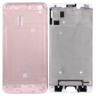 For OPPO R9 Plus Battery Back Cover + Front Housing LCD Frame Bezel Plate (Rose Gold)