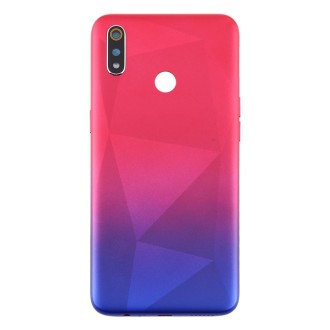 For OPPO Realme 3 Battery Back Cover (Red + Blue)