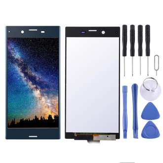 Original LCD Screen + Original Touch Panel for Sony Xperia XZ(Dark Blue)