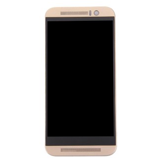 TFT LCD Screen for HTC One M9 Digitizer Full Assembly with Frame(Gold on Gold)