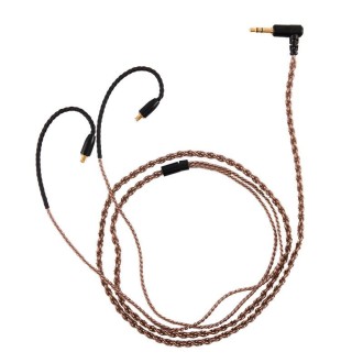 ZS0027 3.5mm to A2DC Headphone Audio Cable for Audio-technica ATH-LS50 E40 E70 CKR100 CKS1100(Brown)