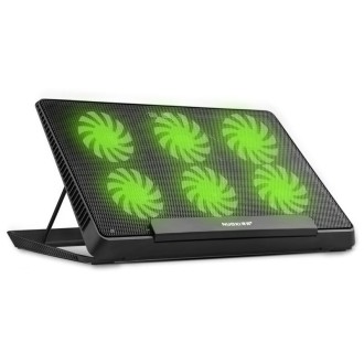 NUOXI H8 Metal Mesh Laptop Cooling Base(Black)