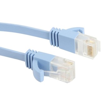 CAT6 Ultra-thin Flat Ethernet Network LAN Cable, Length: 20m (Baby Blue)