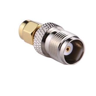 Coaxial RF RP-SMA Male to TNC Female Adapter(Silver)