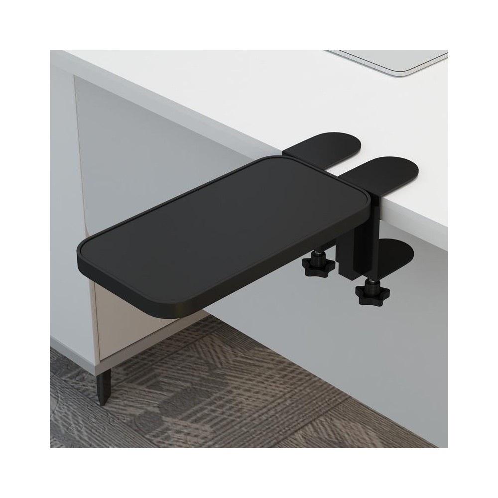 Computer Desk Rotatable Arm(Black Wooden Board)