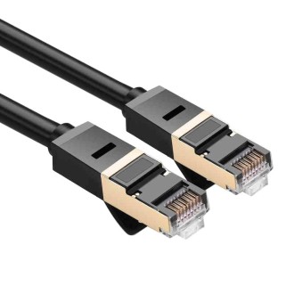 CAT7 Gold Plated Dual Shielded Full Copper LAN Network Cable, Length: 1.5m