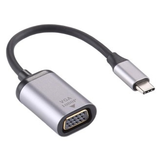 1080P VGA Female to Type-C / USB-C Male Connecting Adapter Cable