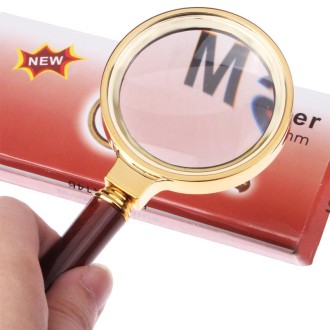 60mm Handheld Magnifier with Wooden Handle