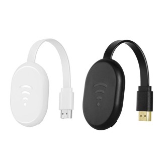 E38 Black Wireless WiFi Display Dongle Receiver Airplay Miracast DLNA TV Stick for iPhone, Samsung, and other Smartphones