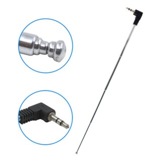 Retractable 3.5mm FM Radio Antenna for Mobile Phone, Max Length: 24.5cm