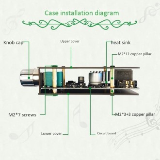 ZK-502MT 50W x 2 2.0 Stereo Bluetooth Audio Digital HIFI Power Pipe Module