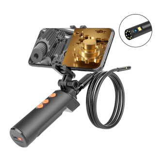 F280 1080P IP68 Waterproof Dual Camera WiFi Digital Endoscope, Length:1m Snake Tube(Black)