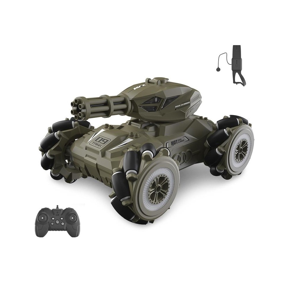 JJR/C Q126 Spray Bomb Drift Remote Control Car, Specification:Double Control Universal Wheel(Green)