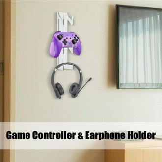 YX072-1 Acrylic Game Controller and Headphone Wall Mount