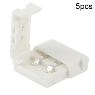 5pcs 8mm PCB FPC Connector Adapter for SMD 3528 LED Stripe Light