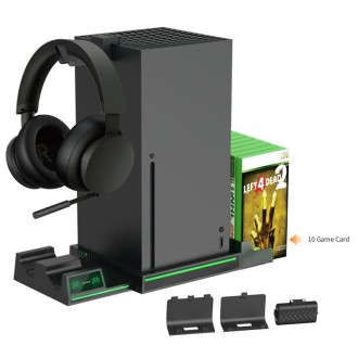 For Xbox Series X Console Multi-Charging Dock With Disk Holder