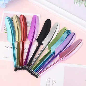 Electroplated Feather Stylus Pen(Violet)