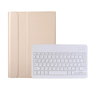 AK10 2 in 1 Detachable Bluetooth Keyboard + Lambskin Texture TPU Protective Leather Tablet Case with Holder for Lenovo Qitian K1