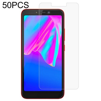 50 PCS 0.26mm 9H 2.5D Tempered Glass Film For Infinix Smart 2 Pro