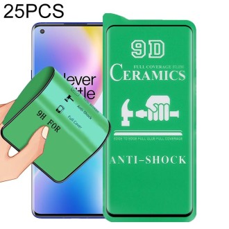 For OnePlus 8 Pro 25 PCS 9D Full Screen Full Glue Ceramic Film