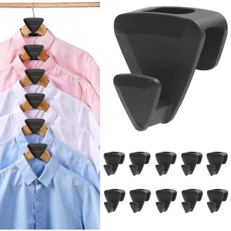 10pcs  Triangle Clothes Hanger Hook Connection Hook Space Saving Connectors