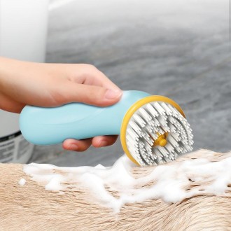 Handheld Pet Bath Massage Brush Pet Cleaning and Grooming Tools(CW314)