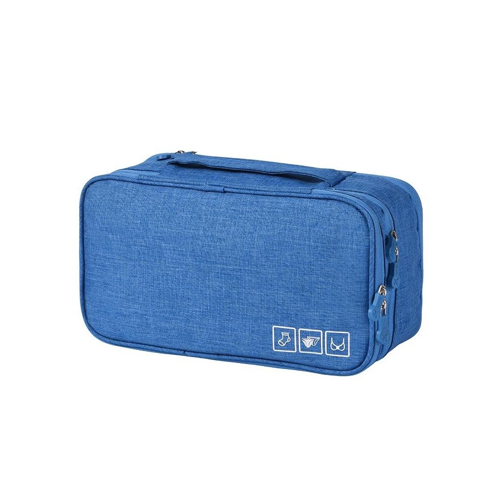 RH901 Portable Travel Underwear Bra Packaging Storage Bag(Blue)