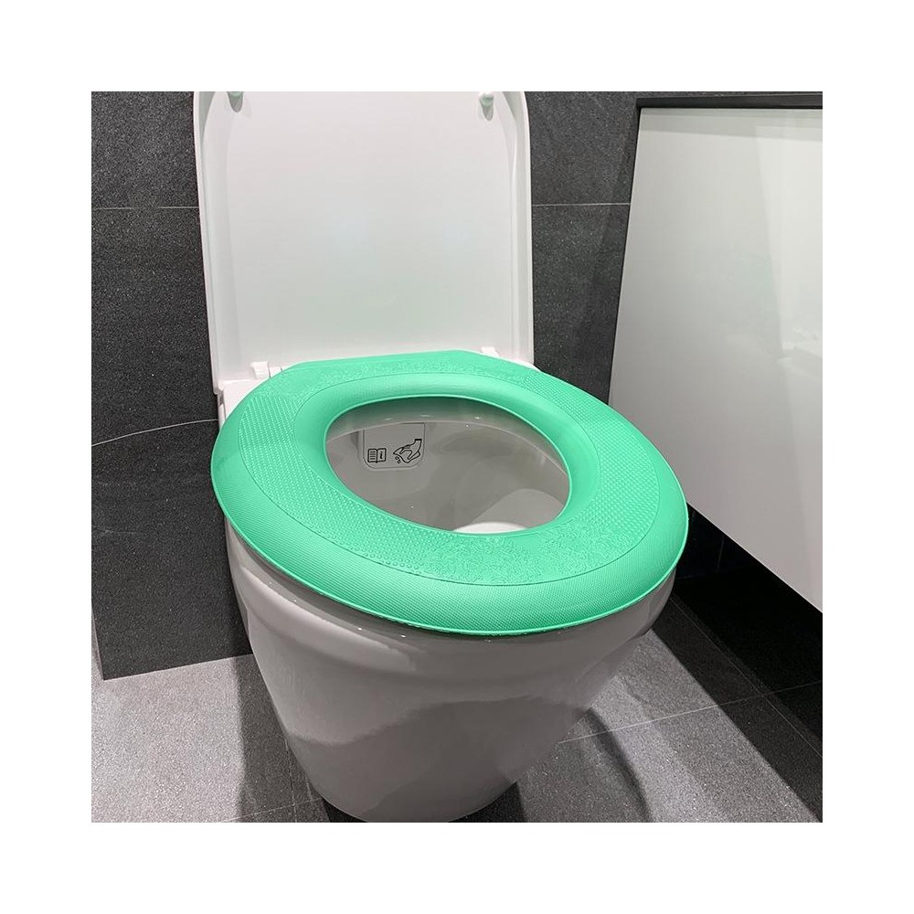 EVA Thermal Adhesive Toilet Seat Washer, Colour: Green