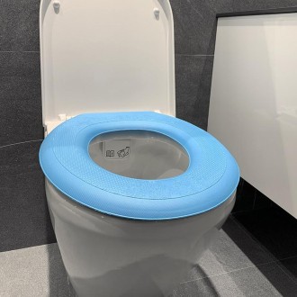 EVA Thermal Adhesive Toilet Seat Washer, Colour: Blue