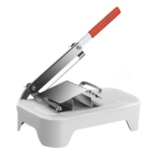 Lamb Slicer Household Manual Vegetable Cutter Meat Slicer(White)