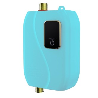 Instant Water Heater Mini Kitchen Quick Heater Household Hand Washing Water Heater AU Plug(Blue)