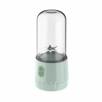 TR888 Wireless Portable Household Small Hand-Held Juicer Cup Fruit Blender Juicer(Light Green)