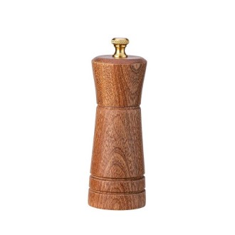 Wood Pepper Grinder Kitchen Household Manual Solid Pepper Powder Black Pepper Mill Grinder Bottle Seasoning Jar, Specification: 