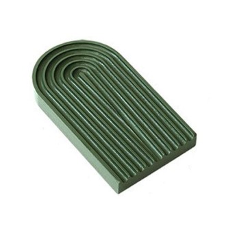 Water Ripple Cutting Board Afternoon Tea Snack Plate Photo Props Small (Dark Green)