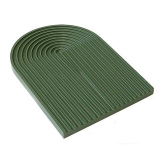 Water Ripple Cutting Board Afternoon Tea Snack Plate Photo Props Large (Dark Green)