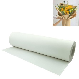 Kraft Paper Roll Gift Flower Packaging Decoration, Size: 0.3 x 30 m(White)