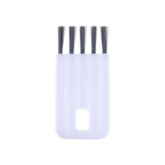 Household Multifunctional Bendable Groove Crevice Cleaning Brush(White)