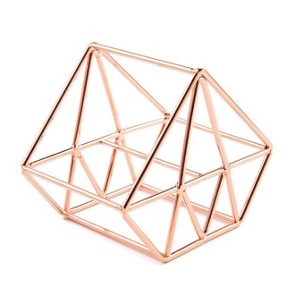 Beauty Egg Shelf Storage Rack Puff Makeup Sponge Egg Dustproof Bracket, Model:Diamond(Rose Gold)