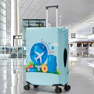 Outdoor Travel Thick Luggage Protective Cover Trolley Case Dust Cover, Size: XXL (32-35 inches)(T-0010)