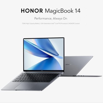 HONOR MagicBook 14 2022 Laptop, 16GB+512GB, 14 inch Windows 11 Home Chinese Version, Intel 12th Gen Core i5-12500H MX550 Discret