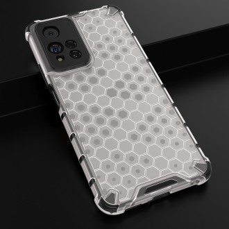 For Xiaomi Redmi Note 11 Pro 5G Shockproof Honeycomb PC + TPU Phone Case(White)