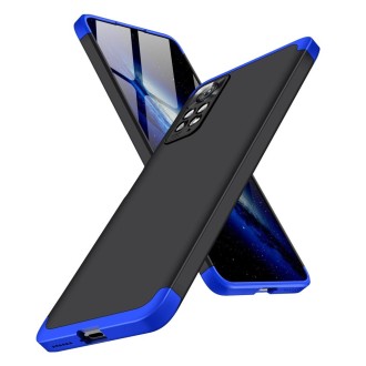 For Xiaomi Redmi Note 11 Pro 4G / 5G Global GKK Three Stage Splicing Full Coverage PC Case(Black Blue)