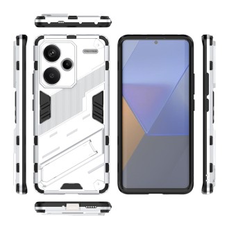 For Xiaomi Redmi Note 13 Pro Punk Armor 2 in 1 PC + TPU Phone Case(White)