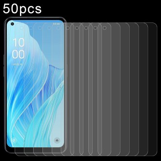 For OPPO Reno9 A 50pcs 0.26mm 9H 2.5D Tempered Glass Film