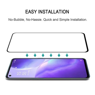 For OPPO Reno5 5G / 4G Full Glue Full Screen Tempered Glass Film