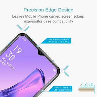 For OPPO A31 (2020) 50 PCS 0.26mm 9H 2.5D Tempered Glass Film