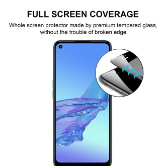 For OPPO A33 (2020) Full Glue Full Screen Tempered Glass Film