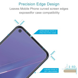 For OPPO A73 5G 0.26mm 9H 2.5D Tempered Glass Film